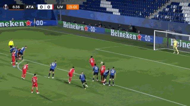 【欧洲联赛】利物浦客场1-0击败亚特兰大 总比分1-3被淘汰