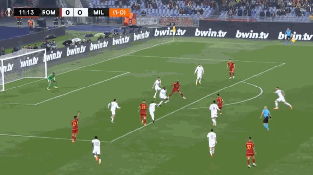 【欧洲联赛】十人罗马主场2-1击败米兰 总比分3-1晋级