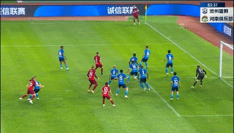 【中超】麦达纳双打 河南客场3-2战胜沧州取得两连胜